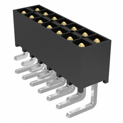 IPT1-107-01-L-D-RA by Samtec Inc. - CONNECTOR HEADER R/A 14POS 2.54MM