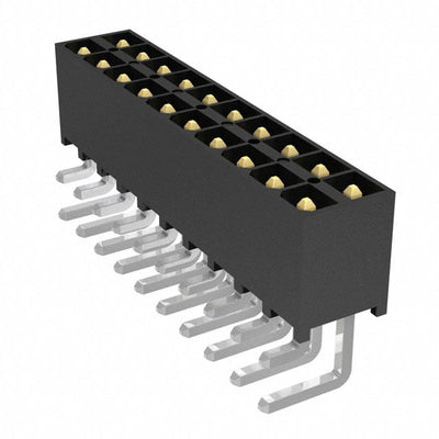 IPT1-110-01-L-D-RA by Samtec Inc. - CONNECTOR HEADER R/A 20POS 2.54MM