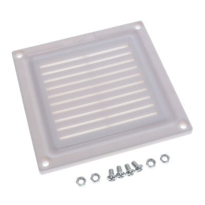 IPV-65100-W by Bud Industries - FLAT IP65 WINDOW 100MM VENT WHT