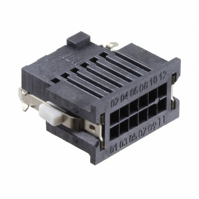 ISDF-06-D-M by Samtec Inc. - CONNECTOR INSULATOR HSG 12POS 1.27MM