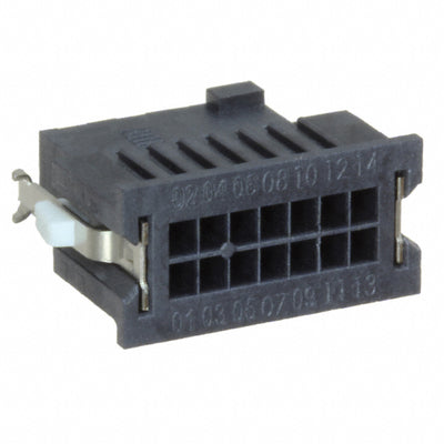 ISDF-07-D-M by Samtec Inc. - CONNECTOR INSULATOR HSG 14POS 1.27MM