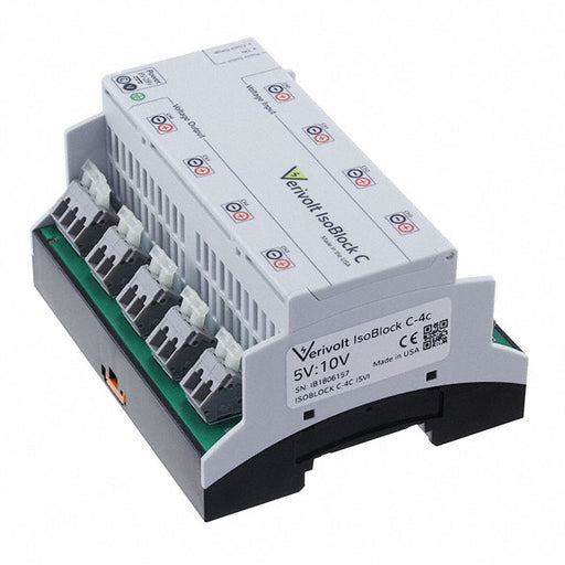 ISOBLOCK C-4C (5V) by Verivolt LLC - ISOLATOR VOLT QUAD 5V DIN MNT