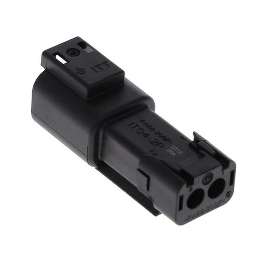 IT04-2P-004 by ITT Cannon, LLC - CONNECTOR RECPT HSG 2POS