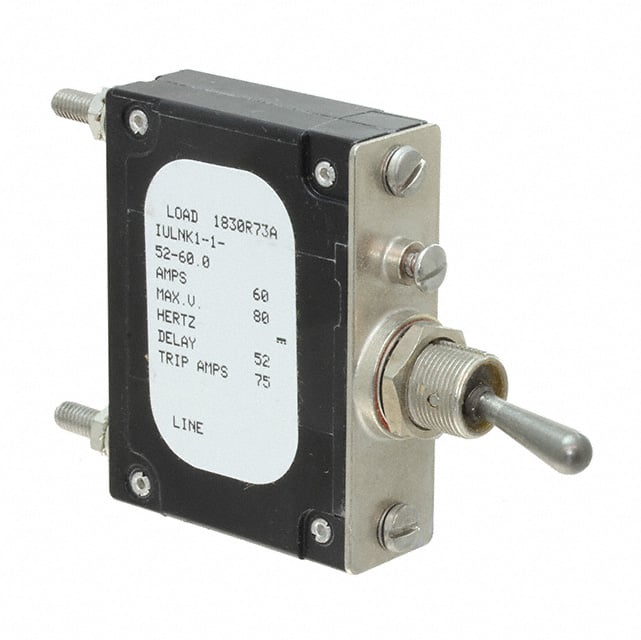 IULNK1-1-52-60.0 by Sensata-Airpax - CIR BRKR MAG-HYDR 60A TOGGLE