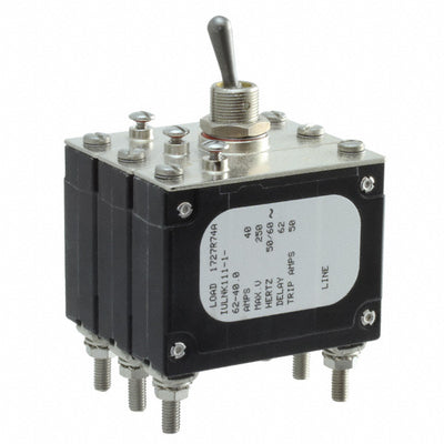 IULNK111-1-62-40.0 by Sensata-Airpax - CIR BRKR MAG-HYDR 40A TOGGLE