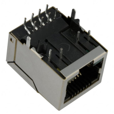 J0011D01BNL by Pulse Electronics - CONNECTOR JACK 1PORT 100 BASE-TX PCB