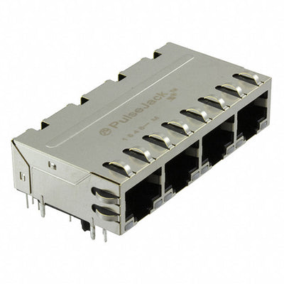 J0N-0012NL by Pulse Electronics - CONNECTOR JACK 4PORT 1000 BASE-T PCB