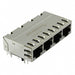 J0N-0012NL by Pulse Electronics - CONNECTOR JACK 4PORT 1000 BASE-T PCB