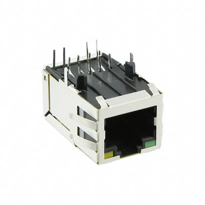 J1011F21PNL by Pulse Electronics - CONNECTOR JACK 1PORT 100 BASE-TX PCB