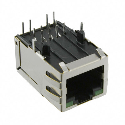 J1012F21KNL by Pulse Electronics - CONNECTOR JACK 1PORT 100 BASE-TX PCB