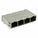 J1N-0003NL by Pulse Electronics - CONNECTOR JACK 4PORT 1000 BASE-T PCB