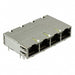 J1N-0005NL by Pulse Electronics - CONNECTOR JACK 4PORT 1000 BASE-T PCB