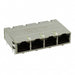 J1N-0008NL by Pulse Electronics - CONNECTOR JACK 4PORT 1000 BASE-T PCB