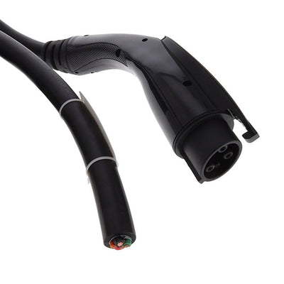 J2CE4821-25L0A-179 by ITT Cannon, LLC - CORD 8 AWG J1772 TO CBL 25' BLK
