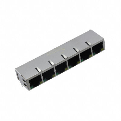 J8064D668ANL by Pulse Electronics - CONNECTOR JACK 6PORT 100 BASE-TX PCB