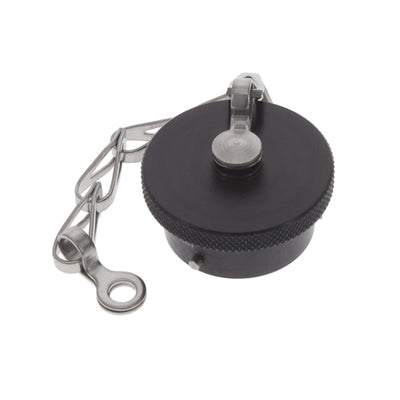 JANMS3180-16C-A by Amphenol Interconnect India - ANODIZED BLACK PLUG CAP