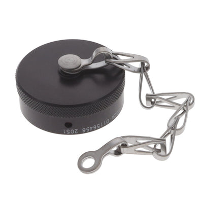 JANMS3181-20C-A by Amphenol Interconnect India - ANODIZED BLACK RECEPTACLE CAP