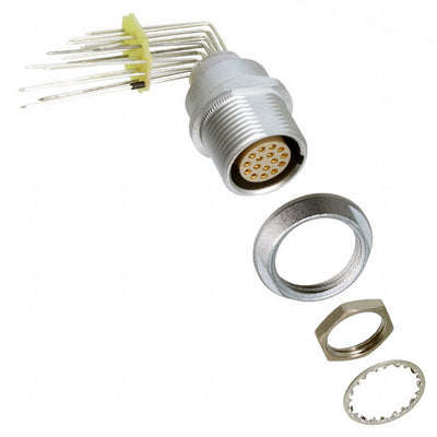 JBXEP2G16FQSDS by Souriau-Sunbank by Eaton - CONNECTOR RECPT FMALE 16POS GOLD SLDR