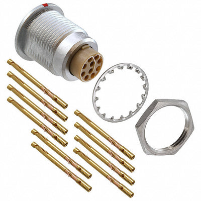 JBXER2G10FCSDSR by Souriau-Sunbank by Eaton - CONNECTOR RECPT FMALE 10POS GOLD CRIMP