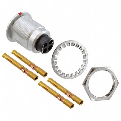 JBXER3G04FCSDSR by Souriau-Sunbank by Eaton - CONNECTOR RECPT FMALE 4POS GOLD CRIMP