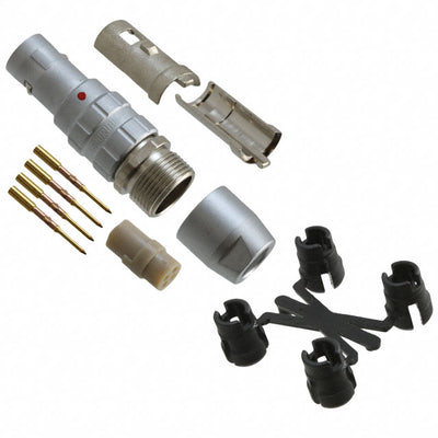 JBXFD0G04MCSDSR by Souriau-Sunbank by Eaton - CONNECTOR PLUG MALE 4POS GOLD CRIMP