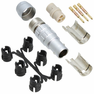 JBXFD1G03MCSDSR by Souriau-Sunbank by Eaton - CONNECTOR PLUG MALE 3POS GOLD CRIMP