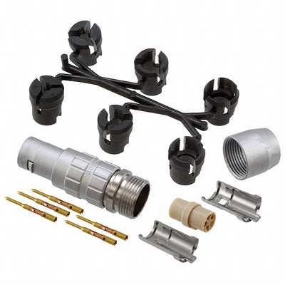JBXFD1G05MCSDSR by Souriau-Sunbank by Eaton - CONNECTOR PLUG MALE 5POS GOLD CRIMP