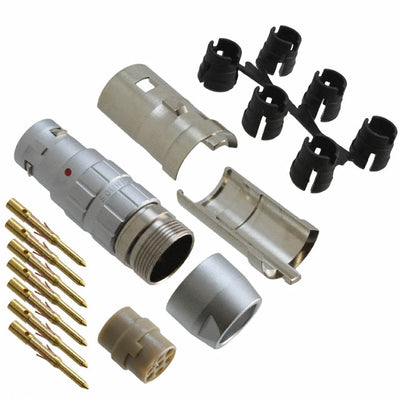 JBXFD2G07MCSDSR by Souriau-Sunbank by Eaton - CONNECTOR PLUG MALE 7POS GOLD CRIMP