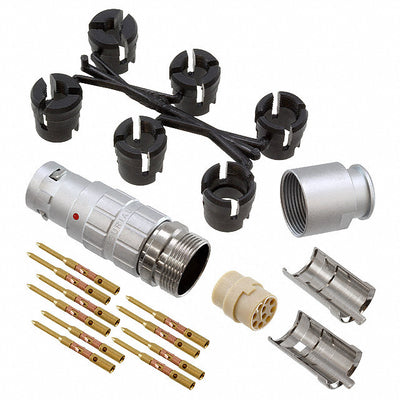 JBXFD2G10MCSDSMR by Souriau-Sunbank by Eaton - CONNECTOR PLUG MALE 10POS GOLD CRIMP