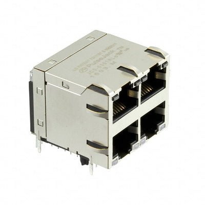 JC0-0351NL by Pulse Electronics - CONNECTOR JACK 4PORT 1000 BASE-T PCB