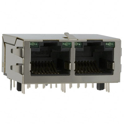 JG0-0023NL by Pulse Electronics - CONNECTOR JACK 2PORT 1000 BASE-T PCB
