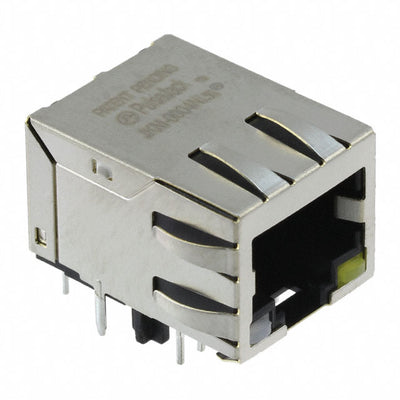 JKM-0004NL by Pulse Electronics - CONNECTOR JACK 1PORT 1000 BASE-T PCB
