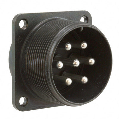 JL04V-2E24-10PE-B-R by JAE Electronics - CONNECTOR RECPT MALE 7P SOLDER CUP
