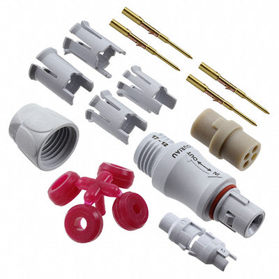 JMXFH1G04MCUDSU by Souriau-Sunbank by Eaton - CONNECTOR PLUG MALE 4POS GOLD CRIMP