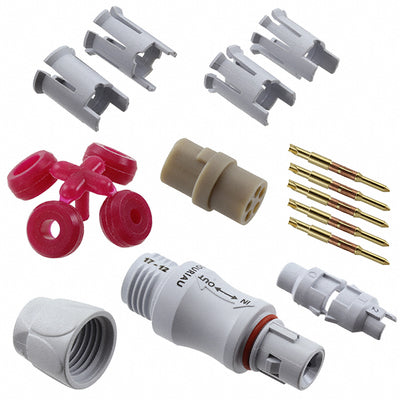 JMXFH1G05MSUDSU by Souriau-Sunbank by Eaton - CONNECTOR PLUG MALE 5P GOLD SLDR CUP