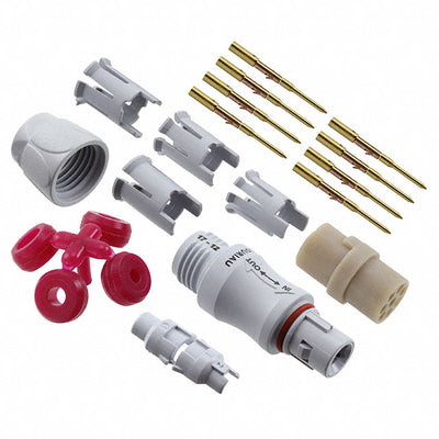 JMXFH1G08MCUDSU by Souriau-Sunbank by Eaton - CONNECTOR PLUG MALE 8POS GOLD CRIMP