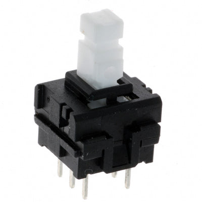 JN2UOANAGX by E-Switch - PUSH SWITCH DPDT 0.1A 30V