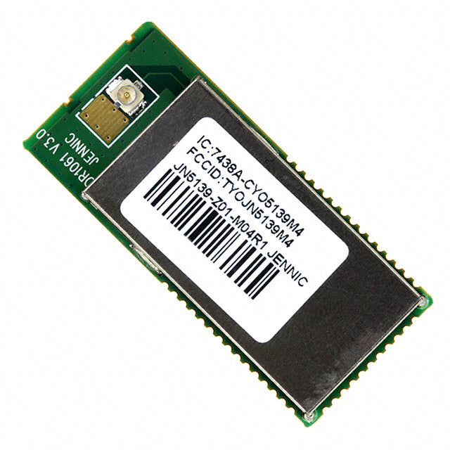 JN5139-Z01-M/04R1T by NXP USA Inc. - RF TXRX MODULE 802.15.4 U.FL SMD