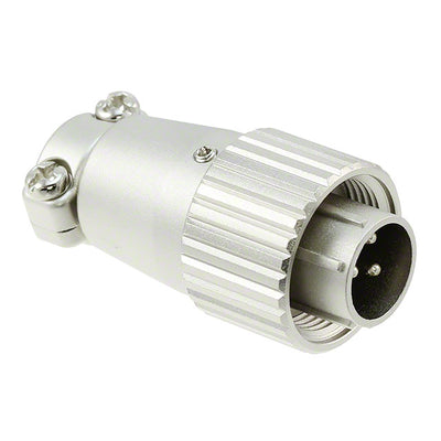 JR13PK-3P(71) by Hirose Electric Co Ltd - CONNECTOR PLUG MALE 3P SILV SLDR CUP
