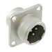 JR13RK-3P by Hirose Electric Co Ltd - CONNECTOR RECPT MALE 3P SILV SLDR CUP