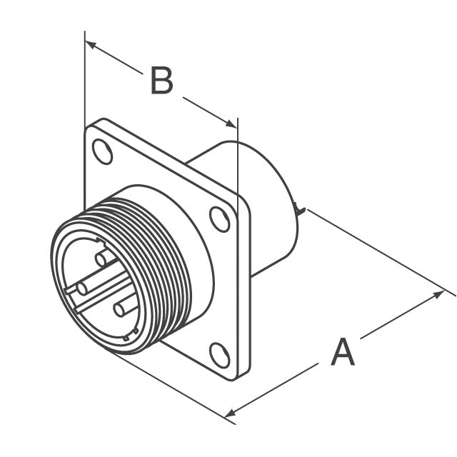 JR21WR-16PC by Hirose Electric Co Ltd - CONNECTOR RECPT HSNG MALE 16POS PNL MT