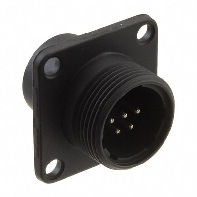 JR13WR-5P(72) by Hirose Electric Co Ltd - CONNECTOR RECPT MALE 5P SILV SLDR CUP