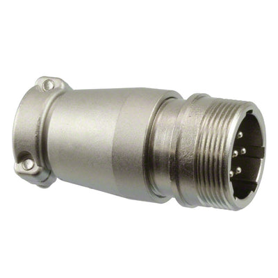 JR16JK-7P by Hirose Electric Co Ltd - CONNECTOR JACK MALE 7P SILV SLDR CUP