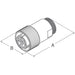 JR21WP-16PC by Hirose Electric Co Ltd - CONNECTOR PLUG HSG MALE 16POS INLINE
