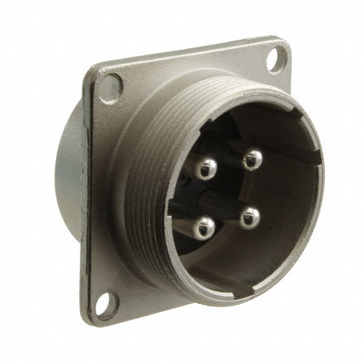 JR25RH-4P by Hirose Electric Co Ltd - CONNECTOR RECPT MALE 4P SILV SLDR CUP