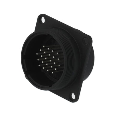 JR25WR-24P(31) by Hirose Electric Co Ltd - CONNECTOR RECPT MALE 4P SILV SLDR CUP