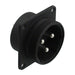 JR25WR-3P(71) by Hirose Electric Co Ltd - CONNECTOR RECPT MALE 3P SILV SLDR CUP