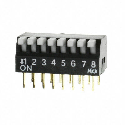 JS0308PP4 by NKK Switches - SWITCH PIANO DIP SPST 25MA 24V