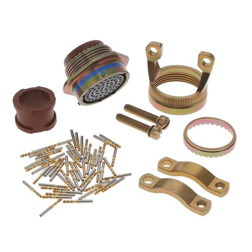 JT01RE18-53S-SR by Amphenol Aerospace Operations - CONNECTOR RECPT FMALE 53POS GOLD CRIMP
