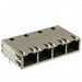 JT6-1473NL by Pulse Electronics - CONNECTOR JACK 4PORT 10G BASE-T PCB